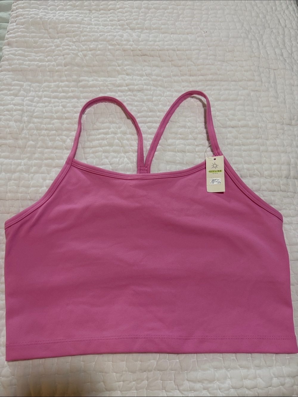NWT Offline Pink Seamless Crop Bralette
